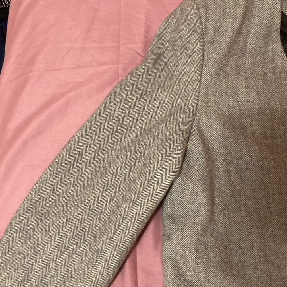 Mango Oversized Grey Blazer - image 2